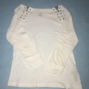 ralph lauren shirt with shoulder details